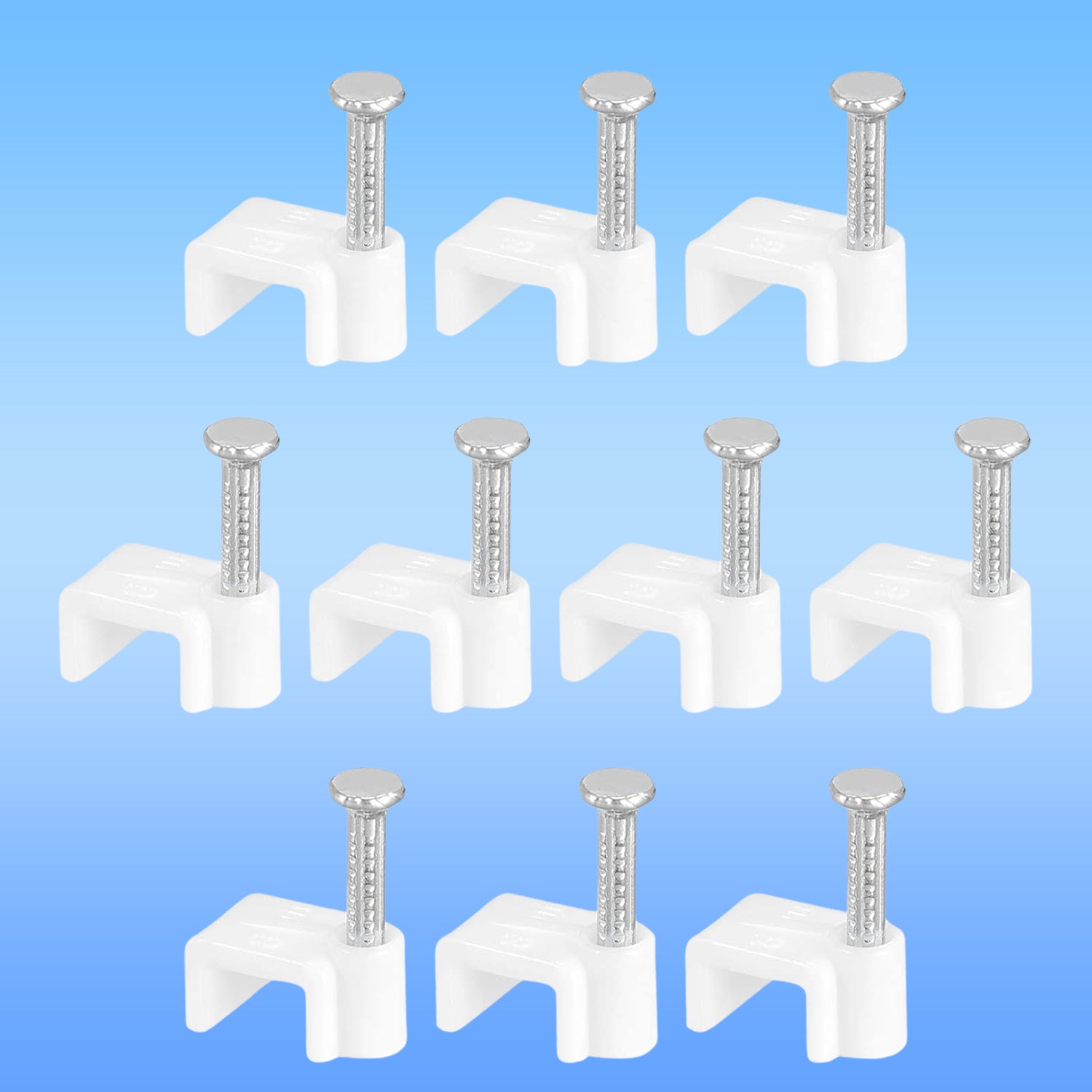 Cable Mounting Clips with Nails Cable Mounting Clips with Nails